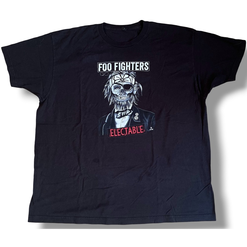 Foo Fighters Electable 2016 Zoltron Graphic Band T-Shirt Black XL